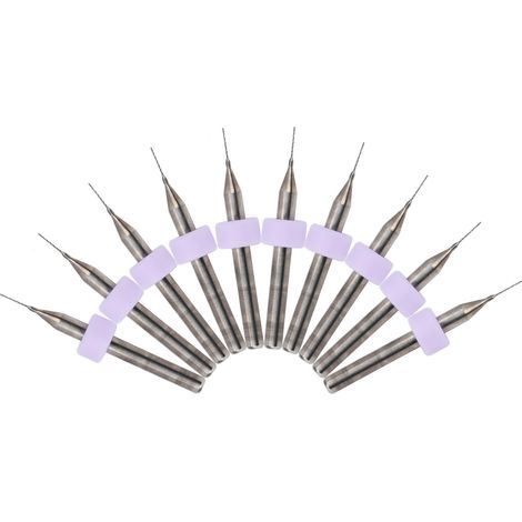 10 Stück 0,3 mm Reinigungsnadeldüsen für Bohrer, Wolframkarbid, 3D-Druckerzubehör (1/5)