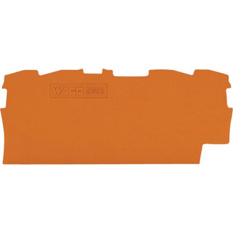 WAGO 2004-1292 Abschluss- und Trennplatte Orange 1 St.