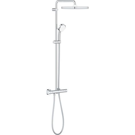 Sistema de ducha Grohe Tempesta C 250 Cube 26689 con brazo de ducha THM 390 mm cromado