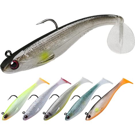 (B) Leurres souples pour la pêche à la carpe, au brochet, à la truite, à la perche, au crankbait avec U (1/5)