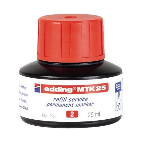 Nachfülltinte Marker MTK25 Flasche rot 25ml MTK25 Flasche rot 25ml