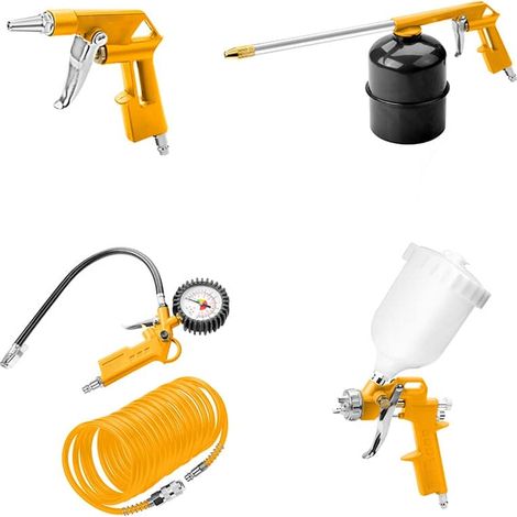 Set 5in1 Pistola Ad Aria Compressa 600-1000ml