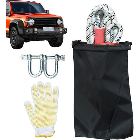 Cordes de remorquage pour camions, sangles de récupération portables en (1/5)