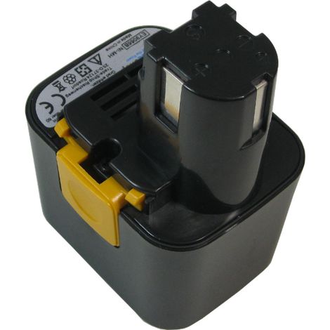 Trade-Shop Premium Ni-MH Akku 7,2V 3300mAh 24Wh ersetzt Panasonic für Kartuschenpistole EY3653 EY3653CQ EY3654 EY3654CQ EZ561 EZ562 EZ6265 EZ6265X (1/4)