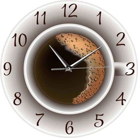 FENOPLASTICAGrande Horloge Murale de Jardin Extérieur Rétro - Étanche (Weatherproof) - Style Vintage Décoratif - Silencieuse - Moderne