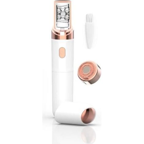 Epilateur Electrique Femme Epilateur Visage impeccable Pour Menton, Lèvre Supérieure,Duvet Pêche Comprenant Têtes Rechange Rasoir (1/5)