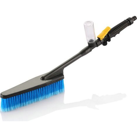 Brosse de lavage voiture à long manche avec vaporisateur savon pour moto et cuisine (1/4)