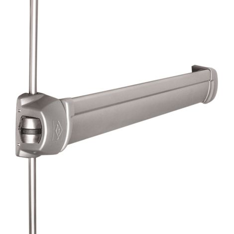 Serrure anti-panique coupe feu Fluid alu anodisé 3 points haut/bas/latéral JPM - 900 mm - FL3090-01-0A (1/4)