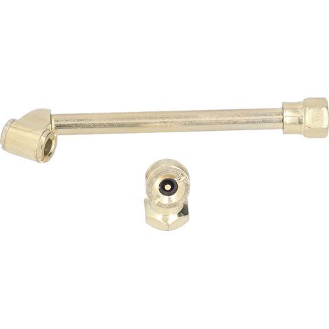 Gonfleur de pneu à double tête, embout de pompe fileté femelle G1/4 pour motos et camions (1/5)