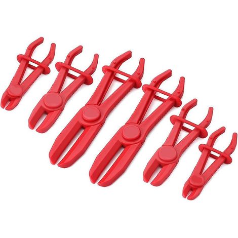 6-teiliges Schlauchklemmzangen-Set, Klemmzange, Leitungsklemmenzangen-Set
