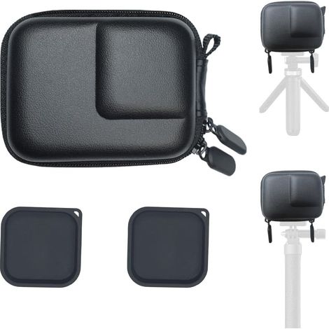 Estuche/Bolso para Insta360 Ace Pro + Tapa de lente para Insta360 Ace Pro [1 + 2 piezas] Accesorio portátil