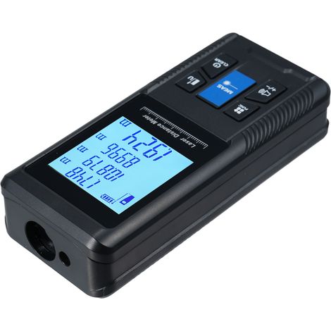 Télémètre laser numérique intelligent avec modes de mesure de volume continu et de surface (calcul de Pythagore), outil de mesure portatif, portée de 50 m / 164 pi (1/5)