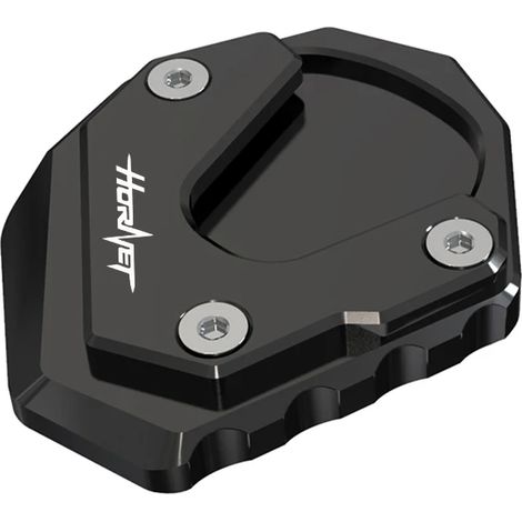 (Hornet noir) Compatible avec HONDA CB750, CB 750, 600, 900, CB600F, 900F, HORNET. Accessoires moto : extension de béquille latérale, repose-pied, plaque d'extension, maxpower (1/4)