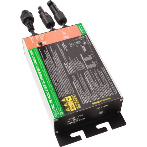 Micro-onduleur solaire raccordé au réseau, MPPT, onde sinusoïdale pure, 120 V CA, pour une puissance de 600 W. (1/5)