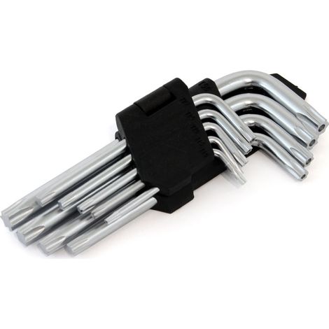 Torx-Schlüssel kurz CRV 9 Stück amio-01040 (1/2)