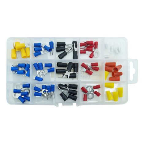 Jeu De 125 Connecteurs De Cosses électriques Pré-isolés 125 Pcs Pcs Pcs (1/3)