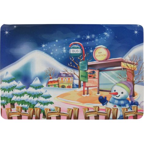 Christmas Indoor Festive Doormat (Xmas Welcome Front Entry Floor Non Slip Mat) (1/4)
