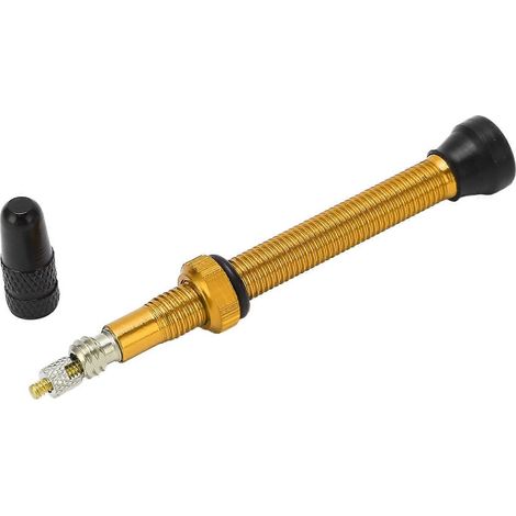 Presta 60-mm-Ventilverlängerung aus Aluminiumlegierung für Tubeless-Mountainbikes, Zubehör für Tubeless-Reifen, leichte und robuste Ventilschaftverlängerung (1/5)