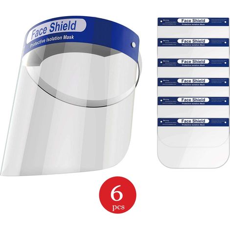 Face Shield Set of 6 Protective Face Shield (1/5)