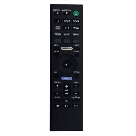 Télécommande De Remplacement - Pour Barre De Son Sony HT-A7000 - Compatible RMT-AH509U - Noir - 1 Pièce (1/5)