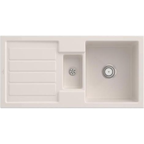 VB EB-SP Flavia 60 1010x510mm Ablgarn. IB réversible en céramique Crème cplus