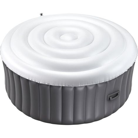 Aufblasbare Whirlpoolabdeckung – Rund, 165 cm, PVC, wärmeisolierend, weiß (1/5)