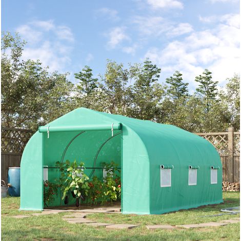 Invernadero de polietileno 450 x 300 x 205 cm OKMYHOME (1/4)