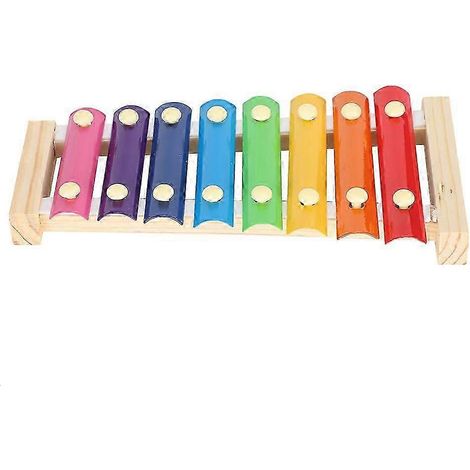 Xylophone décoratif, jouet capable de produire différents chants de coq et de perroquet. (1/5)
