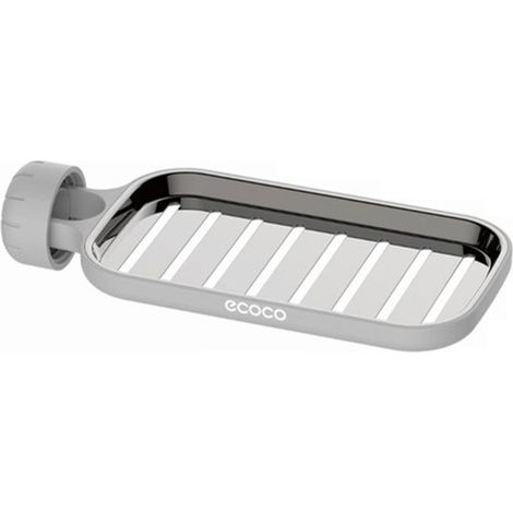 Porte-éponge de cuisine, organiseur de savon, brosse, robinet, support de rangement, évier, porte-éponge, bac de douche, égouttoir en acier inoxydable (1/5)