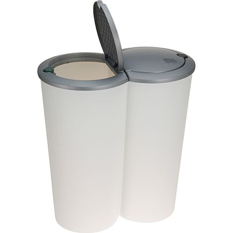 Papelera doble de 50 litros (1/5)