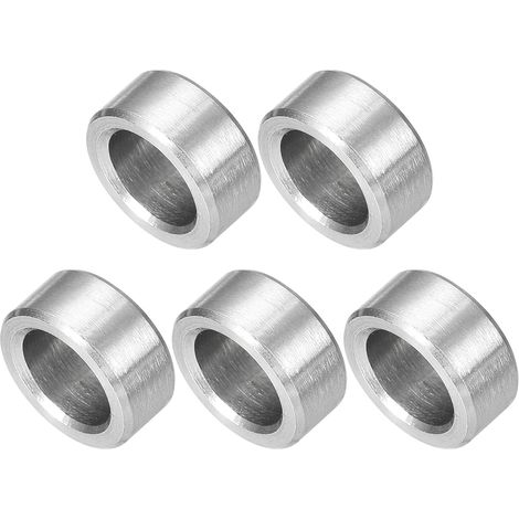 5 Pcs Entretoises en Acier Inoxydable, 8mm ID x 12mm OD x 5mm L Acier Inoxydable 304 Entretoise de Vis à Douille Ronde Non Filetée Rondelle pour 5/16" ou M8 Vis Boulons Écrous (1/5)
