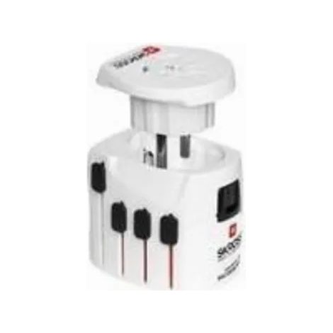 Adaptateur de voyage Micro-Connect world adapter pro+ fusible intégré 100-250V