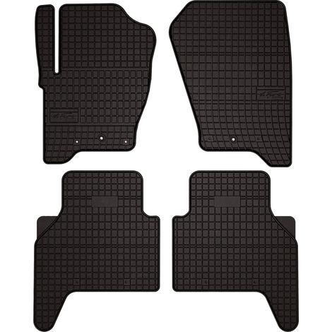 Tapis de sol en caoutchouc pour : Range Rover Sport I SUV (2005-2012) - noirs, sur mesure (1/5)