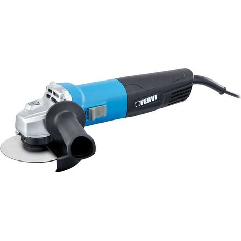 Fervi Smerigliatrice Angolare 125mm 860W Elettrica con Accessori Inclusi