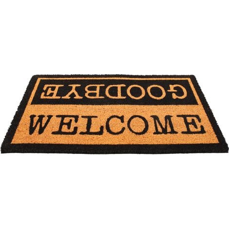 Paillasson coco Welcome / Goodbye BRAZIL (1/4)