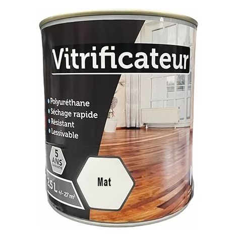 Vitrificateur BÂTIR Incolore Mat 2,5 L (1/2)