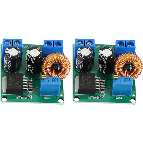 2x DC-DC 3V-35V bis 4V-40V einstellbares Step-Up-Leistungsmodul 3V 5V 12V bis 19V 24V 30V 36V Hochleistung B (1/5)