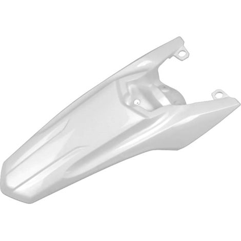 Guardabarros trasero Polisport para YZ YZF 85 22 24, color blanco, duradero.