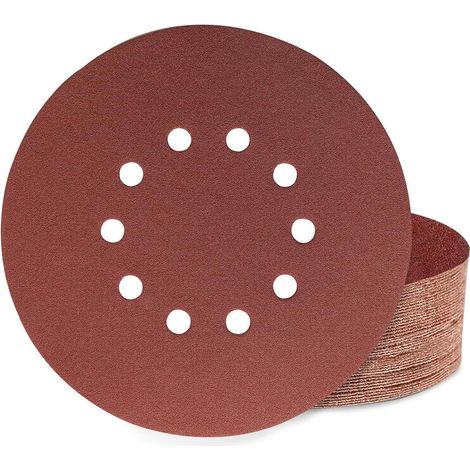 Schleifpapier 225mm Klett 10 Loch Schleifgiraffe 100 Körnung 40 Stück (1/5)