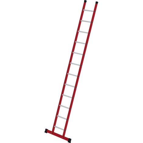 MUNK Kunststoff-Anlegeleiter mit Standardtraverse 12 Sprossen (1/3)