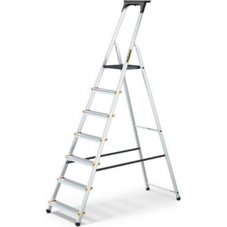 Escalera drabest 4 steps aluminio 125 kg carga máx