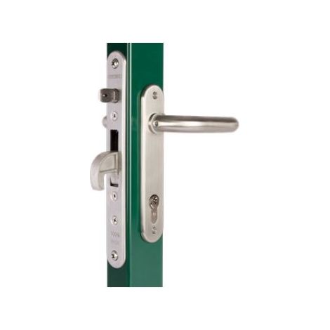 Locinox – Serrure monopoint encastrée 35mm en acier inoxydable – Pêne demi-tour réglable – Gâche anti-écartement – Entraxe 92mm (1/5)