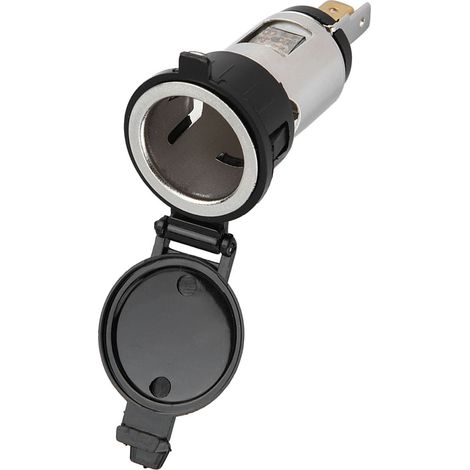 12-24V Zigarettenanzünderadapter mit weiblichem Stecker für Auto und Motorrad (1/5)