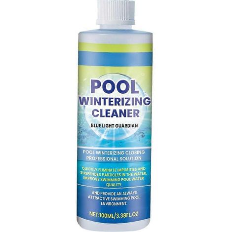Solution pour eau de piscine claire 100 ml, agent clarifiant et détachant (1/5)