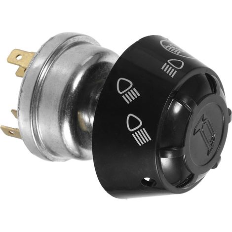 12V Waterproof Metal Push Button Switch for Tractor Control Horn and Headlights Easy Installation Replacement Part 3.35 x 2.52 x 2.52 Inches (1/5)