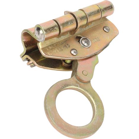 Dispositif de préhension autobloquant pour corde de sécurité, robuste, à trou rond et à adsorption facile, pour équipements industriels, 14-16 mm / 0,6-0,63 po (1/5)