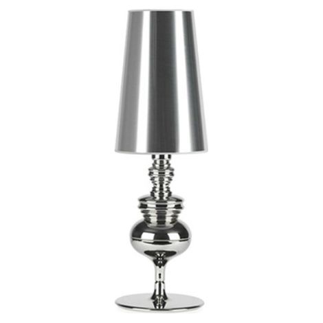 Lampada decorativa da soggiorno in stile europeo, lampada da tavolo, lampada da comodino, piccolo argento 15x46cm (1/3)
