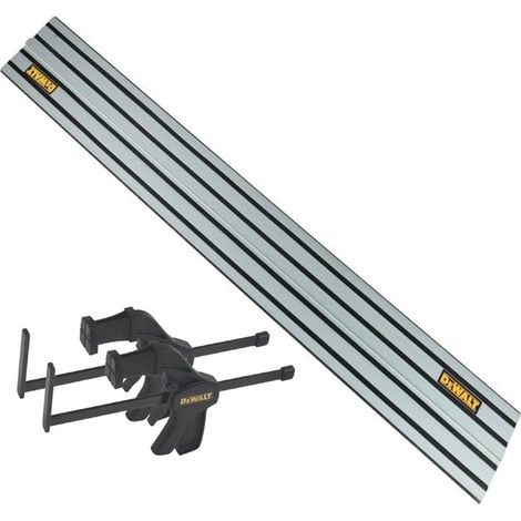 DeWalt DWS5022 1.5m Guide Rail for DWS520 Plunge Saws + Pair of Clamps DWS5026 (1/5)