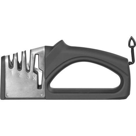 Aiguiseur MagicHome, pour ciseaux et couteaux de cuisine, 4en1, noir