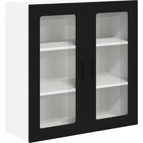 Meubles de Rangement,Armoire de cuisine Noir 80 x 31 x 80 cm Bois d'ingénierie CFW918418 (1/5)